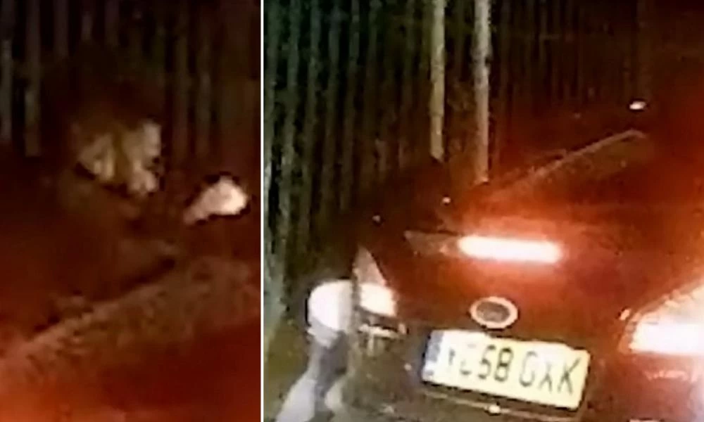 Άνδρας απαγάγει γυναίκα με το αυτοκίνητό του στην μέση του δρόμου